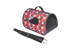 Сумка-переноска ПРОМЕНАД №1 36,5*22*22см с карманом нейлон Принт,пластик