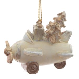 Декор подвесной Самолет, L6,5 W6 H5,5 см