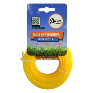 Леска дтриммера D3мм 15м круг Дачаtime