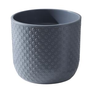 Клевер кашпо со вставкой 4,5л d19 h19см антрацит -6