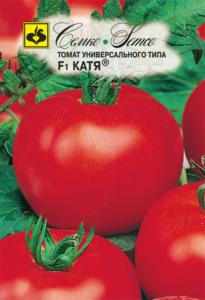 Томат Катя F1,Д.оч.урож,до130г. Семко