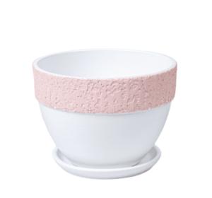 Зефир 3 горшок с поддоном 1,2л d15 h11см овал борт 