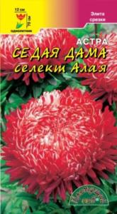 Астра СЕДАЯ ДАМА селект АЛАЯ Цвет.сад.