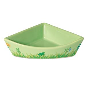 Миска керамическая угловая для мелких животных 