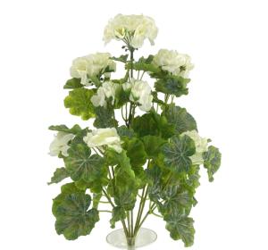 Искусственные цветы Герань белая