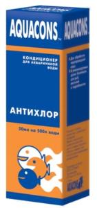 Кондиционер д-акв. воды Акваконс Антихлор  50мл-10-2602 Зоомир