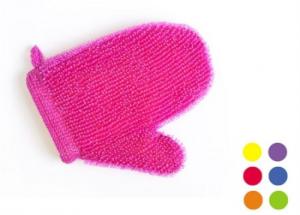 Мочалка для душа из пп варежка в ассорт.-30 ЛГ