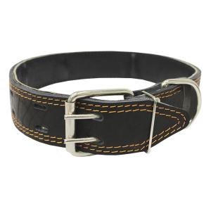 Ошейник кожаный 45мм двухслойный-ОК-45-К