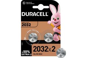 Батарейки Duracell CR2032-2BL Литиевые блистер 2 шт