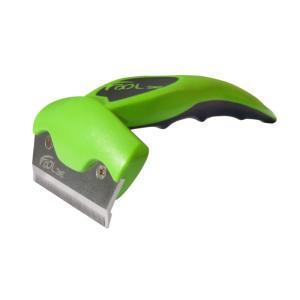 Расчёска-триммер FOOLEE One Medium для собак и кошек средних пород, 6,5см зеленый