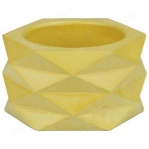 Горшок Ромбы 0,15л желтый