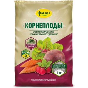 Для корнеплодов 1кг 5М минеральное удобрение (NPK-7:7:8) 5/20/720 Фаско