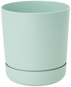 Сатина кашпо с поддоном 3,3л мята h19 d17-10 Польша