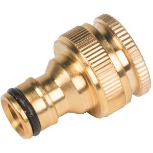 Адаптер с внутр резьб д/шланга 1/2"-3/4" ЛАТУНЬ  /2/48 Listok