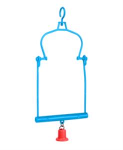 Качели с пластмассовым колокольчиком