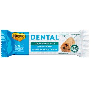 Лакомства д-собак Мнямс Dental Зубные спонжи 15г