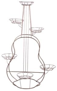 Подставка напол на  6 горшков Гитара 128*83*57 см