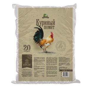 Куриный помет удобрение орган. 20л (12кг) 1/1/100 НГА