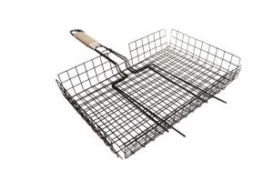 Решетка д-барбекю 410х335мм-60см.глуб.большая-12-А-И