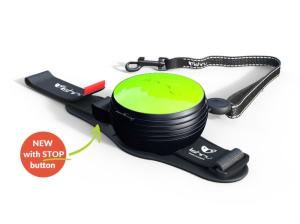 Поводок-рулетка Lishinu 2, Ориджинал, Зеленый, Размер M 12-35 кг 3м с кнопкой фиксации