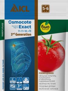 Универсальное удобрение 0,1кг Осмокот Экзакт Стандарт Хай К (NРК-11:11:18) 1-1 БКС