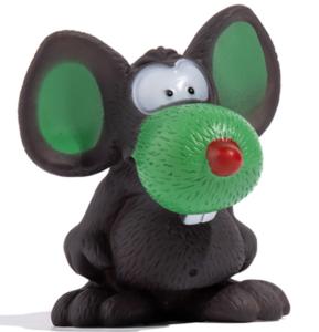 Игрушка-пищалка WOGY д-собак Мышка 9х8х8.5см арт.2024-1627 Код272626