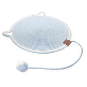 Triol Когтеточка-коврик из хлопкового шнура с шариком 