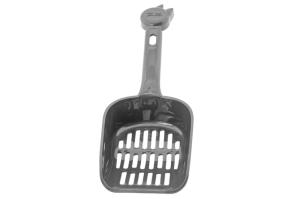 Cовок д/туалета ZooM 9*25*4см суперлюкс, мелкие ячейки, серый