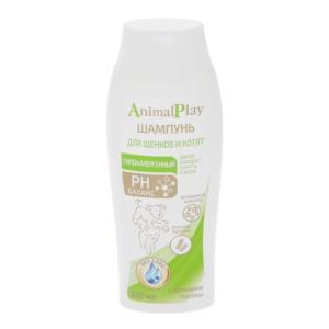 Шампунь д-щенков и котят 250мл гипоаллергенный ANIMAL PLAY (Энимал Плей) с протеин. пшен. и вит 1-12