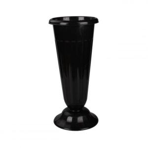Ваза для цветов НОВИНКА!!!  (ЧЕРНЫЙ) d21, h44 см -5