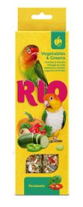 Лакомства д/попугаев средних палочки с овощами и зеленью и 2*75г RIO