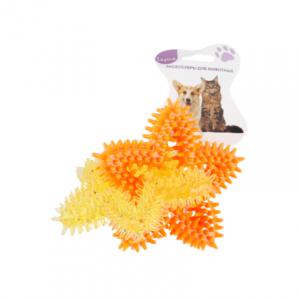 Игрушка WOGY д-собак Звезды 14х11х11см с шипами, для чистки зубов арт.10922-8589 Код270874