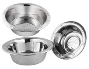 Миска металл 0,8л с чеканкой №2 1-1