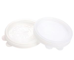 Крышка п/э для горячего закрытия d-82 Лайт ( набор 10шт ) прозрачная 2/20