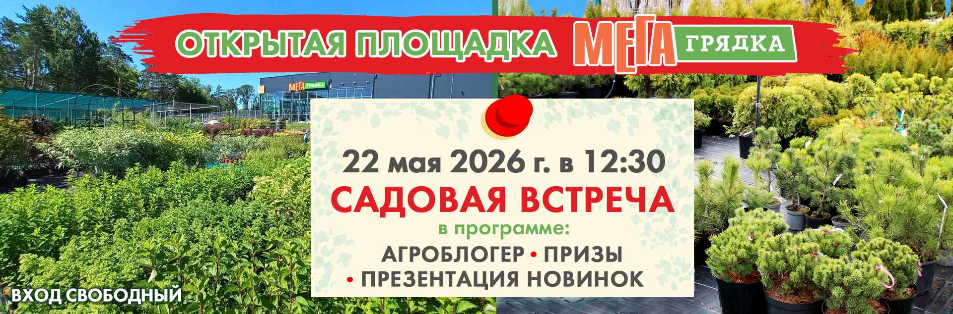 22 мая 2026: Садовая встреча!