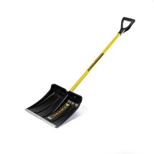 Лопата снег. 380х380 Спринт Снежок  пласт, ал.планка, с-ч мет. и Vруч -5 ИА