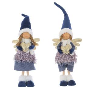 Игрушка набивная Ангел  L18 W10 H30 см, 2в.