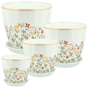 Бутон Роспись (173)  к-т из 4-х 1л, 2л, 3,8л, 5,4л    