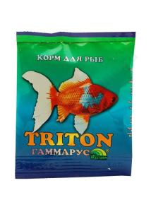 Корм д-рыб  Гаммарус  В П-Э ПАКЕТЕ 10г ТРИТОН