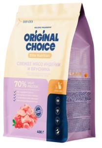 ORIGINAL CHOICE Adult Sterilised 400 г полнорационный сухой корм для взрослых стерилизованных кошек 