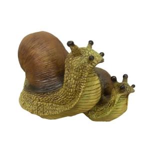 Фигура садовая Улитка двойная L25 W10 H15 см (ПОЛИСТОУН)