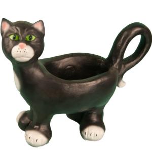 Кашпо кот средний (ПОЛИСТОУН)-МТ