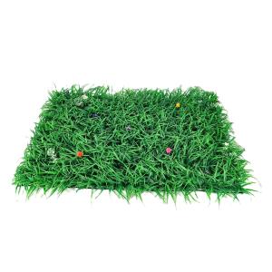 Коврик из искусств. травы (травка с цветами) 40*60см д/декора  В