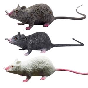 Игрушка WOGY д/кошек Мышонок 19/9х4х3.5см резиновая, микс арт.2025-2256 Код276223