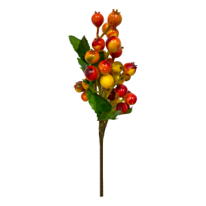 Иск.цветы Ветка с ягодами h36 см