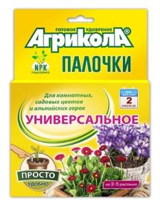 Палочки (удобр) д-комнатн,садовых и альпийских горок Агрикола 10шт 4-48 ТЭ