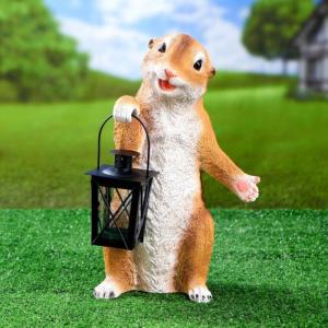 Суслик с фонариком L15,5 W15,5 H36 см