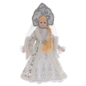 Снегурочка с ёмкостью д-подарков, L27 W27 H53 см