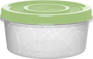 Контейнер  0,4л с завинчивающейся крышкой кругл в ассорт-21ПлР