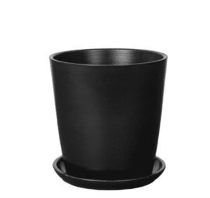 Блэк 5 горшок с поддоном 5,6л d22 h22,5см конус